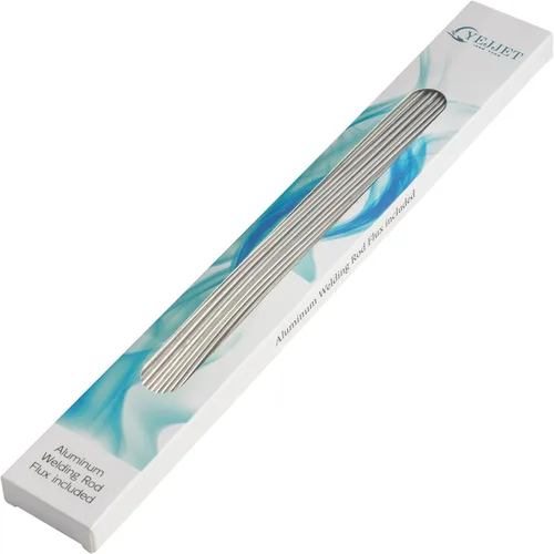 Varilla de soldadura de aluminio de 100 varillas con fundente 1/13, reparación de aluminio, solución simple de aluminio para soldadura fuerte (13