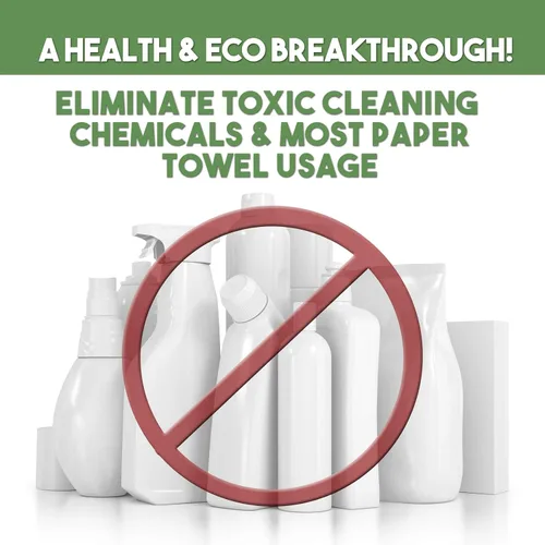 Miniatura 4 de Nano Towels - Las increíbles toallitas ecológicas que limpian y hacen brillar prácticamente cualquier superficie con solo agua. No más toallas