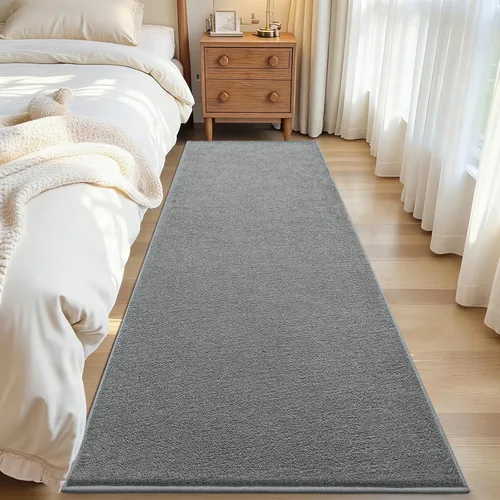 Miniatura 27 de ISEAU Alfombra de pasillo de 2 x 4 pies para pasillo, alfombra de espuma viscoelástica suave con parte inferior de agarre de silicona antideslizante