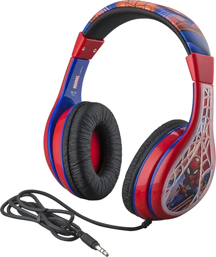 Miniatura 9 de eKids Spiderman - Auriculares para niños, diadema ajustable, sonido estéreo, conector de 0.138 in, auriculares con cable para niños, auriculares