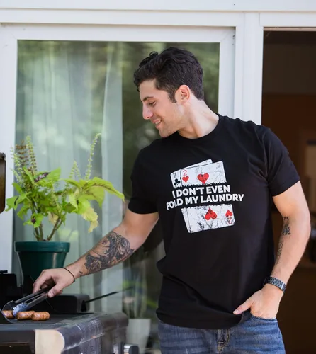 Miniatura 5 de Póker - I Don't Even Fold My Laundry Camiseta divertida de Texas Hold Em