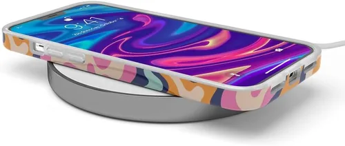 Miniatura 8 de Casely Funda para iPhone 11 Pro Max Color Splash de medianoche Retro abstracto Diseño clásico ultra delgado