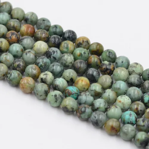 Miniatura 5 de 6mm Cuentas Redondas de Granate para Hacer Joyería DIY, Poder Curativo de Cristal, Piedras Preciosas Sueltas para Hacer Pulseras y Collares, Hilo