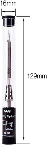 Miniatura 5 de Repuesto original de punta de soldador para Miniware TS100 TS101 Mini kit de soldador portátil para interiores y exteriores