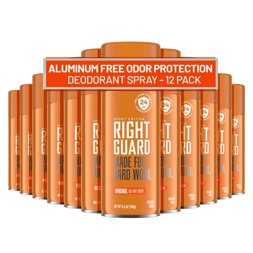 Miniatura 7 de Right Guard Sport Original Scent Desodorante en Aerosol - Desodorante en aerosol de protección sin aluminio para hombres, bloquea el sudor