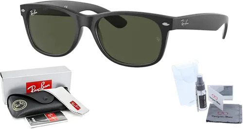 Miniatura 2 de Ray-Ban RB2132 NEW WAYFARER - Gafas de sol para hombres y mujeres + paquete con kit de cuidado de gafas de cortesía de diseñador iWear