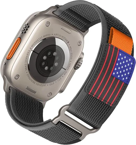 ALMNVO - Correa unisex Trail Loop de nailon resistente para Apple Watch Ultra/2 de 1.92, 1.77, 1.73, 1.65, 1.61, 1.57, 1.49 pulgadas, para Apple