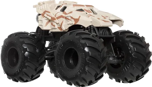 Miniatura 8 de Hot Wheels Monster Trucks, camión monstruo de gran tamaño, camión de juguete fundido a presión a escala 1:24 con ruedas gigantes y diseños geniales
