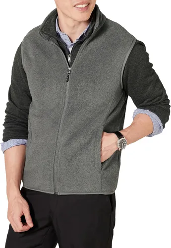Tienda Essentials Chaleco de forro polar con cremallera completa para hombre - Colores descontinuados