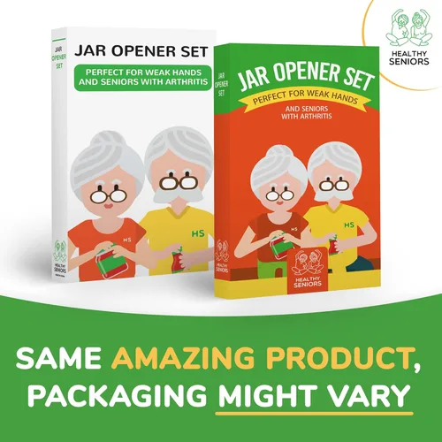Miniatura 7 de Healthy Seniors Abrebotellas para manos débiles y personas mayores con artritis, 5 en 1, abrebotellas multifunción para manos artríticas con agarre