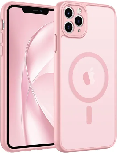 Miniatura 108 de FNTCASE - Funda para iPhone 16 Pro: magnética, mate, translúcida, de grado militar, protectora contra caídas, resistente, fina, duradera y a prueba