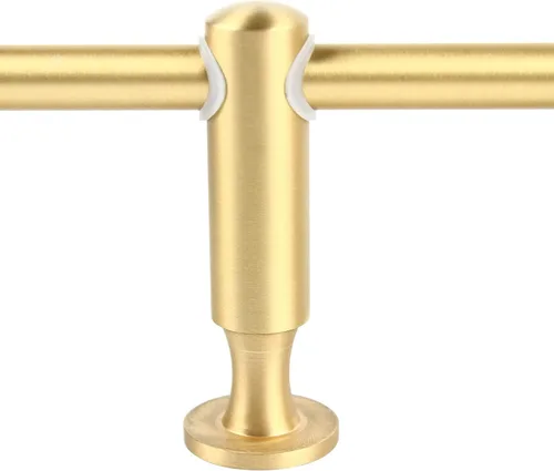 Miniatura 8 de Toallero – Percha giratoria para colgar en la pared, 6 ganchos (latón) para baño y sala de estar