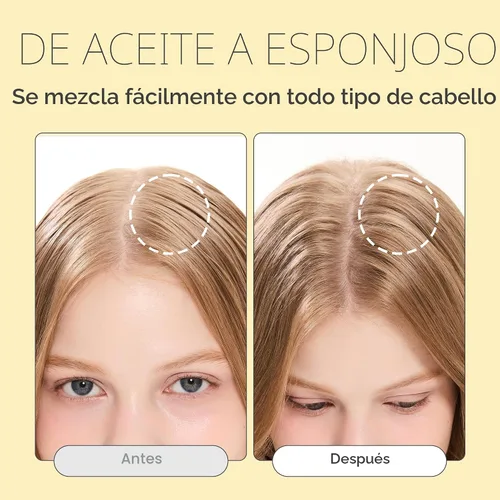 Miniatura 3 de I DEW CARE Tap Secret Champú Seco en Polvo con Biotina - Tap Secret Original Fortalecedor y Voluminizador, Recargable, Tamaño de Viaje, Sin