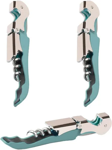 Miniatura 12 de Juego Profesional de Sacacorchos para Camareros, Llave de Vino de Acero Inoxidable Resistente con Bisagras para Camareros de Restaurantes