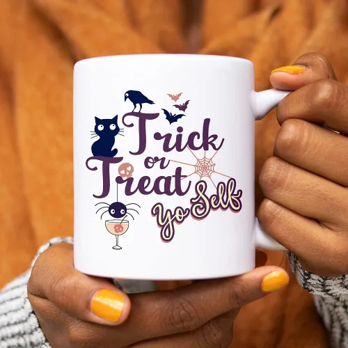 Miniatura 2 de Divertida taza de café para Halloween, otoño, temporada de otoño, taza de café, regalo para amiga, mamá, hermana, compañera de trabajo