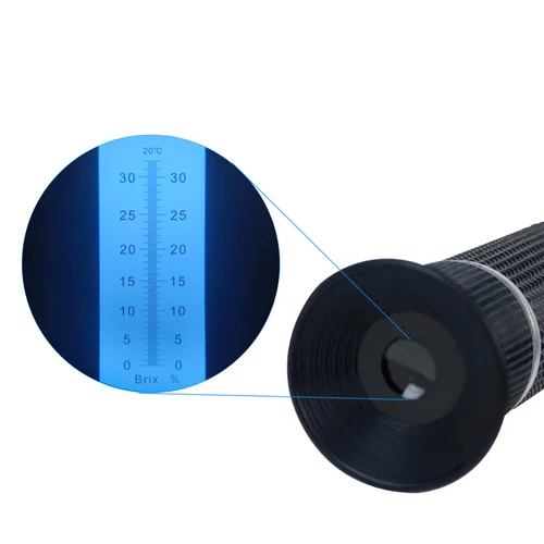 Miniatura 4 de Refractómetro medidor de Brix 0-32% con ATC, refractómetro de Brix, refractómetro de laboratorio para frutas, jugos de frutas, elaboración de vino