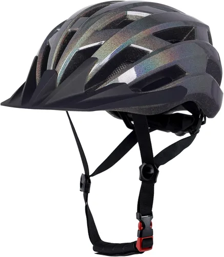 Miniatura 9 de Bilaki Casco de bicicleta para adultos, mujeres, hombres, jóvenes, niños, cascos ligeros de bicicleta de montaña con esfera ajustable y visera