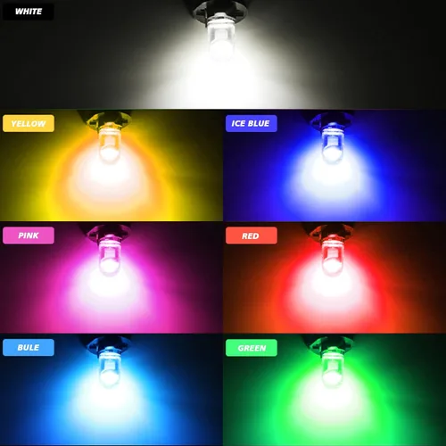 Miniatura 6 de beypovk 30 bombillas LED de repuesto de 194 bombillas LED, 6000K 168 2825 W5W T10, bombillas interiores sin errores para automóvil, cúpula de mapa
