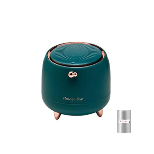 Mini bote de basura para encimera con 40 bolsas de basura, bonito bote de basura con tapa tipo prensa, cubo de basura de 0.7 galones/3 litros, mini