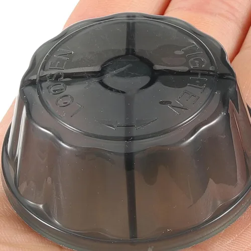 Miniatura 6 de Angoily 5 tapas de tuerca de ventilador para ventiladores de techo fáciles de instalar, tapas de plástico para fijación de cuchillas, compatibilidad