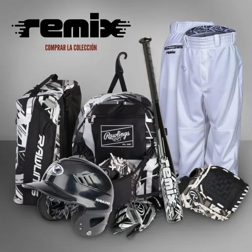 Miniatura 7 de Rawlings Remix Backpack Equipment Bag T-Ball & Youth Softball Multiple Colors Negro