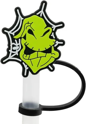 Miniatura 5 de Paquete de 6 tapas para pajitas de 10 mm compatibles con vasos de 30 onzas y 40 onzas de Stanley (paquete de Halloween)