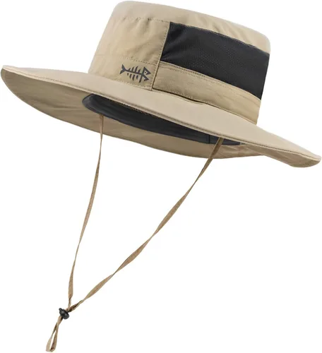 Miniatura 42 de BASSDASH Sombrero de pesca solar UPF 50+ resistente al agua con solapa desmontable para el cuello