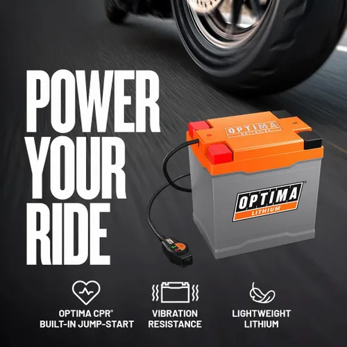 Miniatura 6 de OPTIMA QUAD7 ORANGETOP Batería de litio – Reserva de arranque del motor integrada con BMS y cable Powerlink – 190 amperios de arranque, 3AH