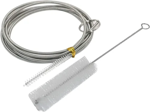 Miniatura 6 de Accesorio para máquina de ordeño, doble cabeza tetina, tamaño estándar (φ20mm, para cabra) y cepillo de limpieza