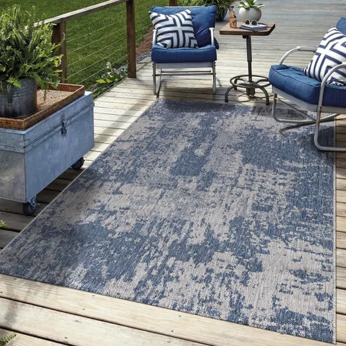 Miniatura 13 de Keen Home Design - Alfombra para terraza al aire libre - 2x10 Lavable para interior/exterior para patio, cocina, balcón, playa, jardín, terraza