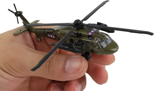 Miniatura 5 de Daron Worldwide Trading Runway24 Hawk Helicóptero, Negro
