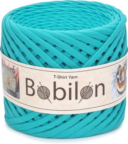 Miniatura 33 de Hilo de Camiseta de Algodón 7-9 mm (0.276-0.354 in) para Ganchillo, Tejido, Macramé, Manualidades DIY – Jersey Soft Ribbon, Fettuccini Zpagetti