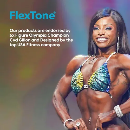 Miniatura 6 de FlexTone Estimulador de abdominales, tónico muscular para cinturón abdominal para hombres y mujeres, sistema estimulador eléctrico para fortalecer