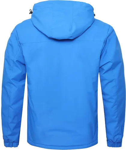 Miniatura 2 de Keevoom Abrigos de invierno para hombre, abrigo de nieve cálido, resistente al viento, impermeable, con capucha, snowboard, esquí, chaquetas