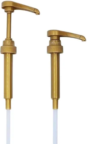 Miniatura 2 de Bomba para jarabe Torani y Da Vinci (25.4 onzas), paquete de 2 Dorado