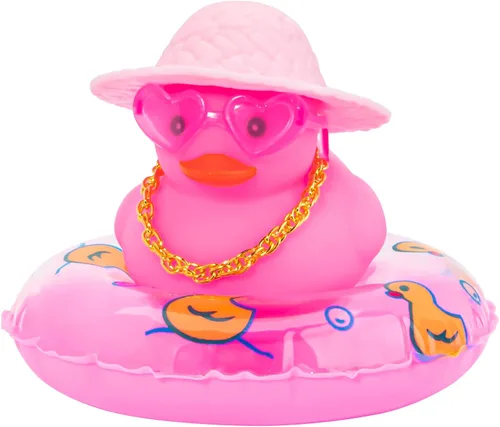 Miniatura 16 de wonuu Accesorios para automóvil, patos de goma, decoraciones de tablero de patos de goma, accesorios rosados, decoración de coche, patos