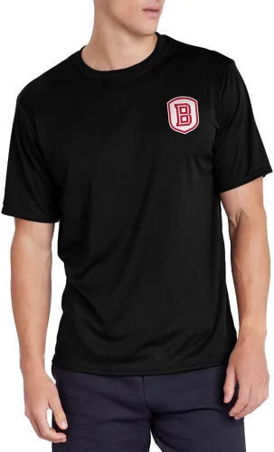 Miniatura 288 de Camiseta deportiva oficial de la NCAA Collegiate para hombre, colección negra con logotipo en el pecho izquierdo
