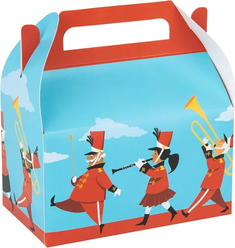 Miniatura 6 de Hammont Cajas de papel (10 unidades) - Cajas de galletas para regalos de fiesta, bonitos diseños, perfectas para fiestas y celebraciones, 6.25 x