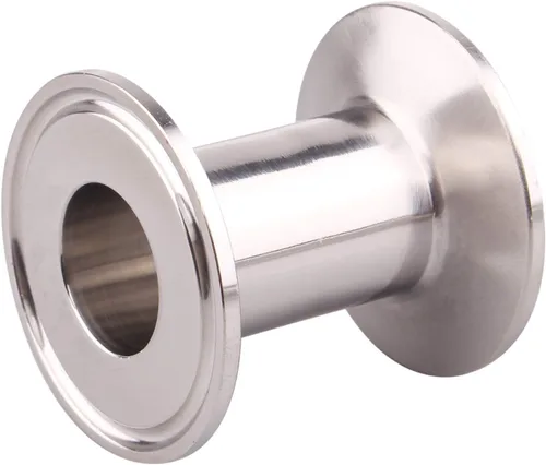 Miniatura 4 de DERNORD Tri abrazadera sanitaria de acero inoxidable 304 con abrazadera triple de 1,5 pulgadas Tubo de 1 pulgada OD (2 pulgadas/2.008 in)