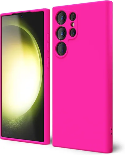 Miniatura 111 de oakxco Funda para teléfono Samsung Galaxy S21 Ultra con agarre de silicona líquida, bonita funda delgada y delgada de goma suave de TPU lisa