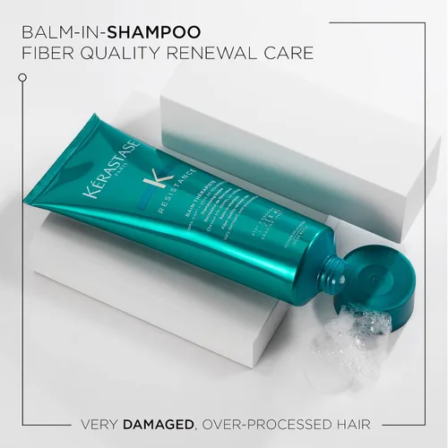 Miniatura 2 de Kerastase Resistance Bain Therapist Balm-in - Champú de calidad de fibra renovación de cuidado, 15 onzas
