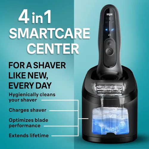 Miniatura 8 de Braun Series 7 - Afeitadora eléctrica para hombres, maquinilla de afeitar húmeda y seca, centro de limpieza y carga SmartCare 4 en 1, accesorio
