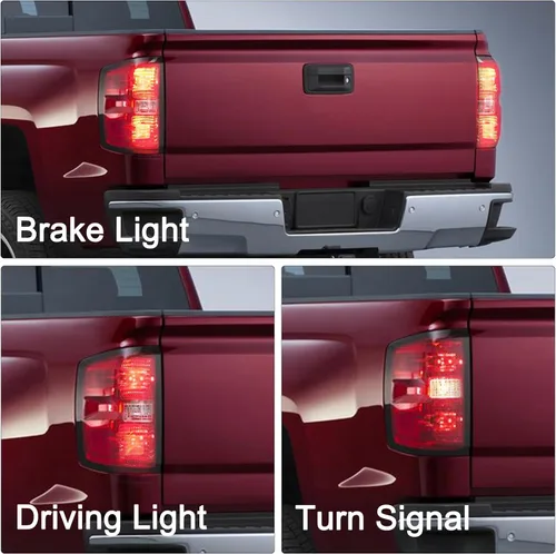 Miniatura 5 de JSBOYAT Conjunto de faros delanteros y luces traseras 2014 2015 Chevy Silverado 1500 Camioneta Pickup [Estilo de fábrica OE] lado del pasajero