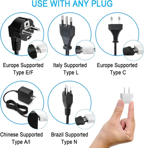 Miniatura 4 de Paquete de 10 adaptadores de enchufe europeo a estadounidense, adaptador de enchufe de viaje estadounidense, enchufe adaptador de 220 V a 110 V