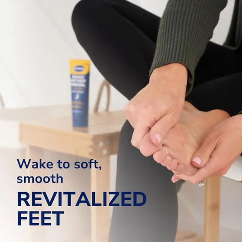 Miniatura 3 de Dr. Scholl's Rough Dry Foot Renewal Ultra Overnight Treatment - Crema para pies durante la noche, 3 onzas con aloe, aceite de coco, calcetines