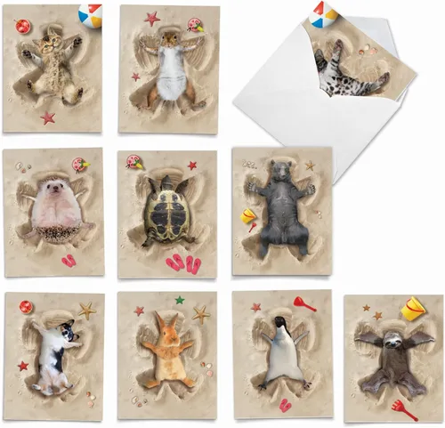 Miniatura 15 de The Best Card Company - Tarjetas de animales en blanco en caja, 4 x 5.12 pulgadas, mascotas surtidas, zoológico, tarjetas de vida silvestre