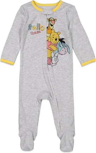 Miniatura 21 de Disney Winnie the Pooh Lion King Monsters Inc. Pixar Toy Story Baby Paquete de 2 overoles Sleep N' Play para recién nacidos hasta niños pequeños