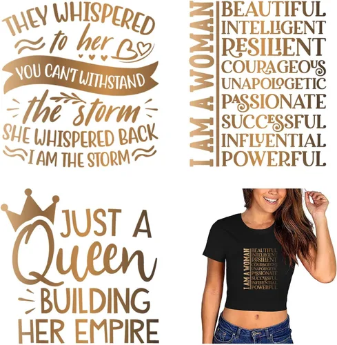 Miniatura 12 de 12 piezas de letras Mama para planchar, calcomanías de transferencia térmica DIY para ropa de mujer, pegatinas para planchar en camisetas, jeans