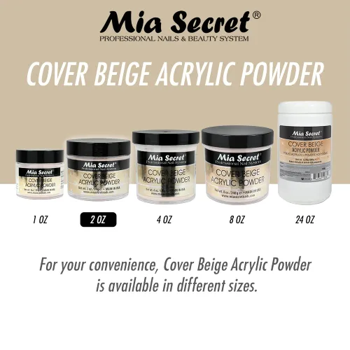 Miniatura 6 de Mia Secret Cover Beige - Polvo acrílico (2 onzas (paquete de 1))