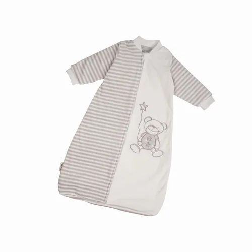 Miniatura 10 de Manta de manga larga para niños pequeños (2-4 años), saco de dormir cálido para bebé con brazos Tog 2.0 de franela de terciopelo para 4 estaciones
